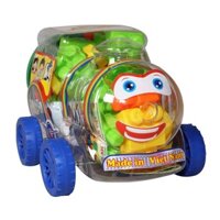 Combo Đồ Chơi Xếp Hình Tàu Hỏa Và Siêu Xe Sato Cho Bé