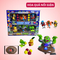 Combo đồ chơi zombies đồ chơi hoa quả nổi giận kích thước siêu lớn cho bé vui chơi cùng bạn bè