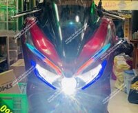 Combo độ đèn bi Led HTR-520 và Led Audi A11 cho xe PCX 2018