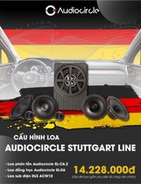 Combo Độ Loa STEG Audiocircle Stuttgart Line (+Loa phân tần+Loa đồng trục+Sub DLS)