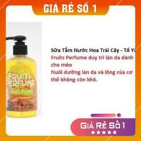 COMBO ĐỔ SỈ TỪ 5 SẢN PHẨM sửa tắm chó mèo nước hoa  FRUITS PERFUME (shopmh59)