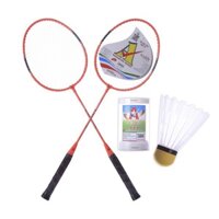 Combo Đôi Vợt Cầu Lông RA18 + 1 Quả Cầu Nhựa (Chính Hãng LHT)