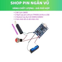[COMBO ĐỦ BỘ] Kích Điện Cao Áp, Vào 3V7-6V ra 400KV/1000KV (Máy đánh lửa) - Module tăng áp