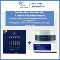 Combo Đũa Thần Tình Yêu Habela Cùng Kem Body Kích Trắng Da An Toàn, Hiệu Qủa