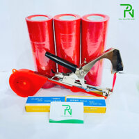 Combo dụng cụ buộc cành, kìm buộc chanh dây, dưa leo, cà chua, nho ( kìm + dây + ghim )