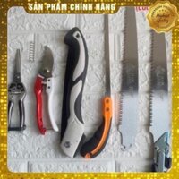 Combo Dụng Cụ Làm Vườn Cây Cảnh Bonsai(tỉa, cắt đỏ, cưa gấp, cưa lách,cưa top, lưỡi dự phòng)- tặng dầu bôi trơn