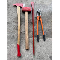 Combo dụng cụ phá dỡ phòng cháy chữa cháy, bộ dụng cụ gồm búa tạ, rìu, xà beng, xà beng, kim cộng lực …