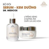 Combo dưỡng da chuyên sâu serum và kem dưỡng Dr.Medicos