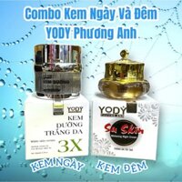 COMBO DƯỠNG DA MỤN TRẮNG DA PHƯƠNG ANH (KEM 3X + KEM ĐÊM SUSKIN YODY WHITE)