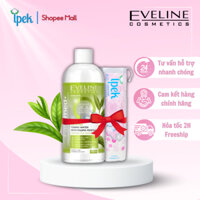 Combo dưỡng da toner khoáng chất Magma Eveline Facemed 400ml + bông tẩy trang Ipek 80 miếng