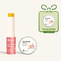 Combo dưỡng Hồng Môi (Lipscrub Môi Hồng + Son dưỡng Môi Hồng)