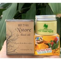 Combo dưỡng trắng da từ thiên nhiên Mỡ Trăn & Cao Tinh Nghệ