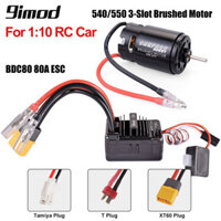 Combo ESC động cơ chải RC 9IMOD Bộ điều khiển tốc độ ESC 80A với động cơ 540 / 550 cho 1 / 10