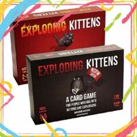 Combo Exploding Kitten - 02 Bộ Mèo Nổ Màu Đỏ Và Đen căn bản cái đẹp Giá thấp