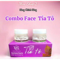 Combo Face Tía Tô  ngày và đêm Giảm Mụn thâm nám sạm tàn nhang và dưỡng trắng da