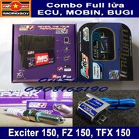 Combo Full Lửa Cho Exciter 150, Mx King, FZ 150 2016 - ECU UMA M5 , MOBIN, BUGI