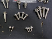 combo full ốc salaya inox 304 và càng thắng cho xe honda yamaha wave zx blade dream future led fu sirius si