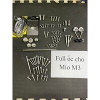 Combo Full xe ốc Salaya cho Mio M3 inox 304