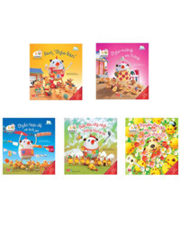 Combo Gà Mẹ Cục Tác Và Đàn Con Lông Vàng 2: Bánh “Chảo Rán” + Chào Mừng Em Trứng + Chuyện Đàn Gà Nhận Nuôi Một Chú Chó + Biệt Đội Nhí Nhố Chống Khủng Bố + Chiếc Tạp Dề Vô Tích Sự (Bộ 5 Tập)