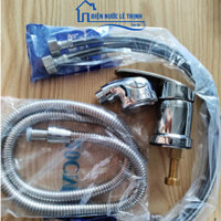 Combo Gật Gù Nóng Lạnh Giường Gội Đầu Và Vòi Nước Inox Bàn Gội Đầu loại 304, chân đồng, hàng xịn