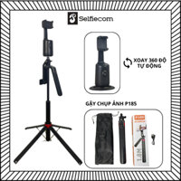 Combo Gậy P185 và Gimbal P01 xoay 360 độ hỗ trợ quay video, chụp ảnh tiện lợi có điều khiển từ xa