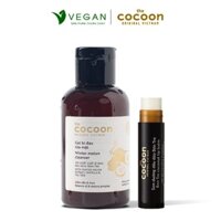 Combo Gel bí đao rửa mặt Cocoon 140ml + Son dưỡng môi dầu dừa bến tre Cocoon 5g thuần chay