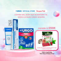 Combo Gel Bôi Urgo Scarform Làm Mờ Sẹo 7G, Băng Cá Nhân Urgo Women Bảo Vệ Vết Thương (10 miếng)