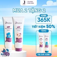 Combo Gel tắm gội Ngải cứu 150g & Sữa dưỡng thể Cam thảo 150g JRealver Bébi