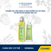 Combo Gel Tắm Shower Gel 250ml & Kem Dưỡng Tay 30ml L'Occitane Hand Cream Hương Hoa