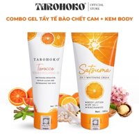 [COMBO] Gel Tẩy Tế Bào Chết Tarocco 50ml và Kem Body Trắng Da Satsuma 100ml TAROHOKO