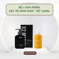 COMBO Gel Vệ Sinh Nam X2 Manly & Gel Vệ Sinh Nữ X2 Nano Nghệ Đào Hữu Cơ Cocayhoala 150gr.