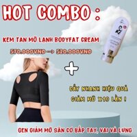 COMBO Gen giảm mỡ săn cơ Bắp Tay, Vai và Lưng + Kem tan mỡ Lạnh Phục Hồi BodyFat Cream