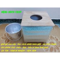 Combo Ghế Xông Vùng Kín Bằng Gỗ + Gói Xông Vùng Kín