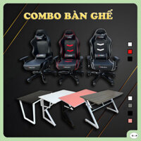 COMBO GHẾ ZERO EXTREME V2 + BÀN GỖ Z-U-Y MÀU SẮC TÙY CHỌN