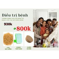 [Combo Gia Đình 5KG HẠT - 6 KHAY - 5 VIÊN XƠ DỪA]  Hạt Giống Cỏ lúa mì Hữu cơ + dụng cụ