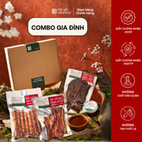 [COMBO GIA ĐÌNH] Set 4 món thịt heo, lạp xưởng, ba chỉ gác bếp và sốt chẩm chéo chuẩn vị Tây Bắc Heritage TB17