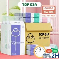 [COMBO GIA ĐÌNH SIÊU TIẾT KIỆM] Giấy ăn Top Gia, khăn giấy treo tường tiện lợi cao cấp an toàn tiết kiệm