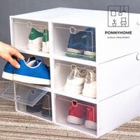 [COMBO GIÁ SỈ] 04 Hộp Đựng Giày Nắp Nhựa Trong Suốt ✅ CHẤT LƯỢNG CAO ✅BỀN BỈ THEO THỜI GIAN
