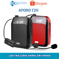 Combo giá tốt Máy trợ giảng không dây Aporo T20 Hỗ trợ thẻ TF, AUX, Ghi âm, FM, Bluetooth,Usb , Loa trợ giảng không dây