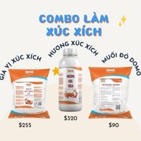 COMBO GIA VỊ PHỤ GIA LÀM XÚC XÍCH ĐỨC