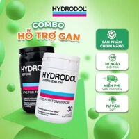 Combo Giải Độc Mát Gan Hydrodol Đen + Hydrodol Trắng Hỗ Trợ Thải Độc Gan Và Giải Rượu