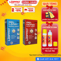 [Combo giảm đau] Gel nóng - lạnh LIGPRO 100ml Gel xoa bóp từ thảo dược thiên nhiên Y học cổ truyền Y tế thể thao