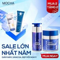 Combo Giảm Sạm Nám Chuyên Sâu Mocha Smart Brightening Cream 30gr + Serum 30ml