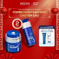 COMBO GIẢM THÂM NÁM MOCHA SMART BRIGHTENING CREAM 30G + SMART FIRST CARE SERUM - 30ml