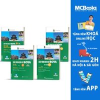Combo Giáo Trình Hán ngữ Boya Sơ Cấp 1 2 Kèm Sách Bài Tập Đáp Án Học App online Trọn bộ 4 cuốn