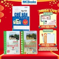 Combo Giáo Trình Hán Ngữ Tập 1 (Quyển Thượng và Quyển Hạ) Và Tập Viết Chữ Hán Theo Giáo Trình