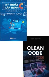 Combo Giáo Trình Kỹ Thuật Lập Trình C Căn Bản Và Nâng Cao + Clean Code - Mã Sạch Và Con Đường Trở Thành Lập Trình Viên Giỏi (Bộ 2 Cuốn)