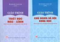 Combo Giáo Trình Triết Học Mác  Lênin  Giáo Trình Chủ Nghĩa Xã Hội Khoa Học Dành Cho Bậc Đại Học Hệ Không Chuyên Lý Luận Chính Trị - Bộ mới năm 2021