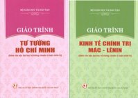 Combo Giáo Trình Tư Tưởng Hồ Chí Minh  Giáo Trình Kinh Tế Chính Trị Mác  Lênin Dành Cho Bậc Đại Học Hệ Không Chuyên Lý Luận Chính Trị - Bộ mới năm 2021
