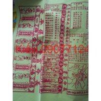 combo giấy xả xui tẩy uế kèm gói xông nhà trừ phong long  đem lại may mắn, phong thủy, thuận lợi mọi việc VHMART57